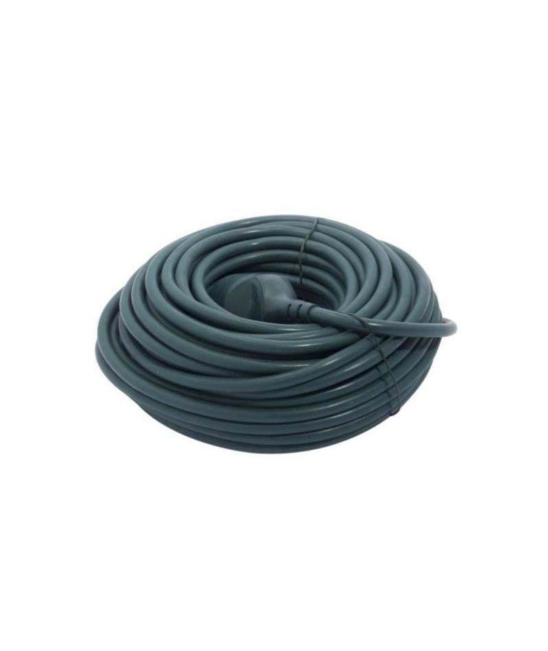 Rallonge Double Prise HO5VVF 3G1,5 - 5m, Blanc - 3680W Max, 16A - Pour Usage Quotidien Et Travaux