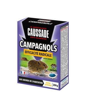 CAUSSADE CARSC150 Rats + Souris - Cereales Efficacite Radicale - 100 g Cau
