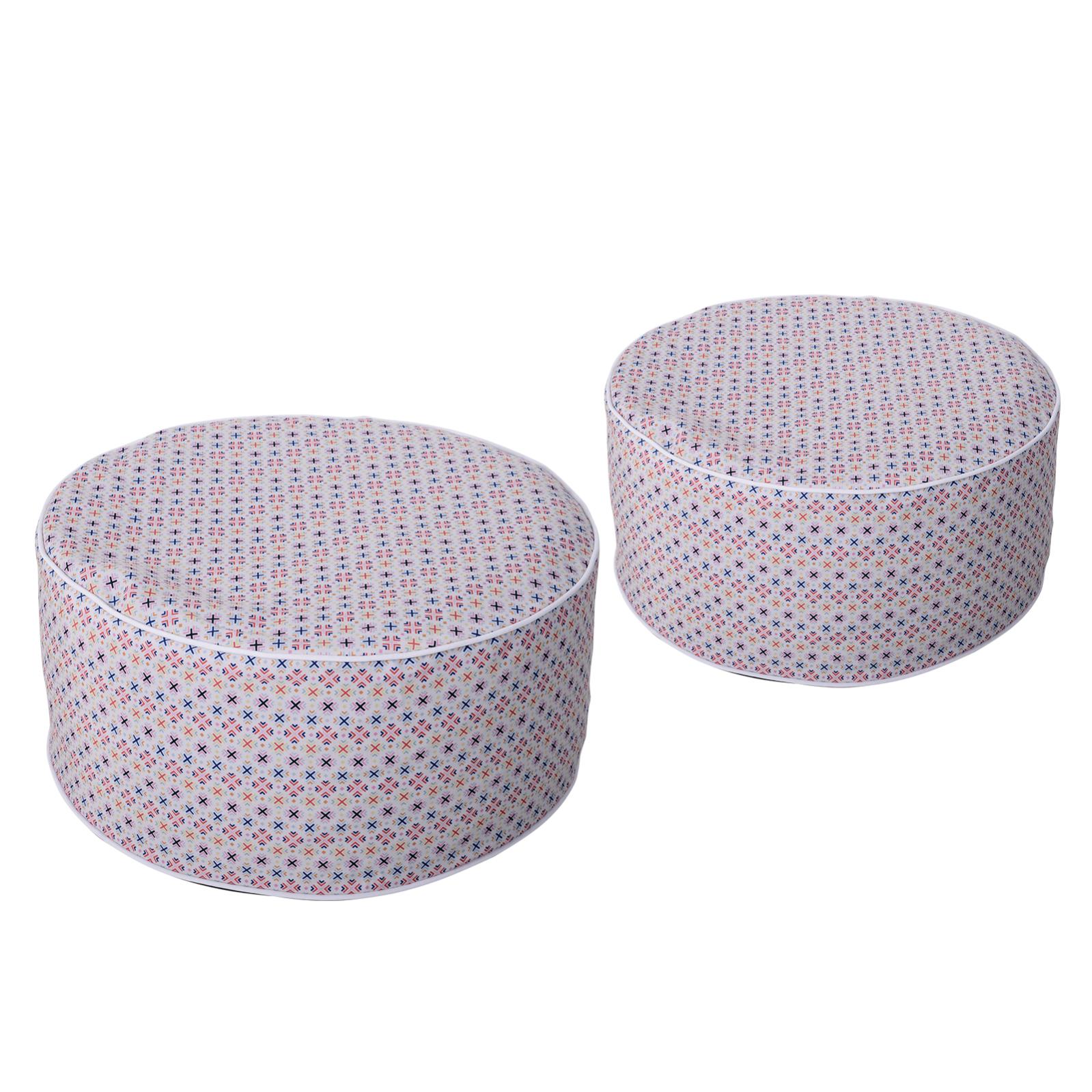 Poufs gonflables lot de 2 minis fauteuils poire Leroy Merlin