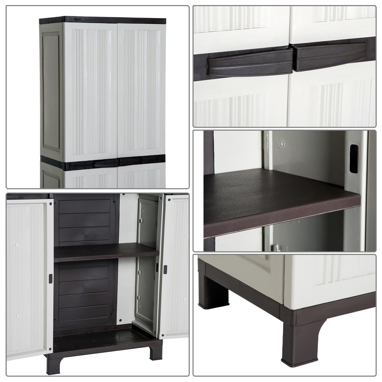 Armoire Haute De Jardin 65l X 37l X 172h Cm Leroy Merlin