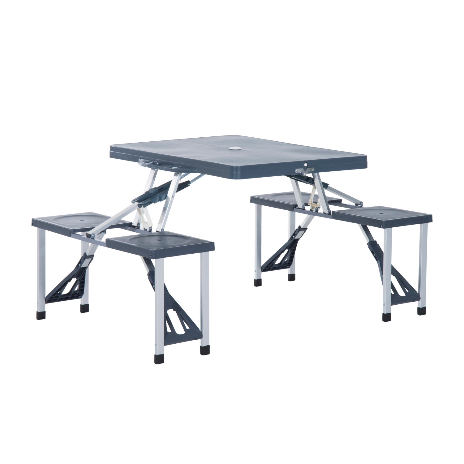 Ultra-Léger Table Pliable Portable Mini Table d’Aluminium pour Camping Randonnée en Plein Air Champagne