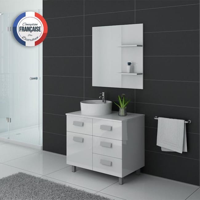 Meuble De Salle De Bain Milan Blanc Leroy Merlin