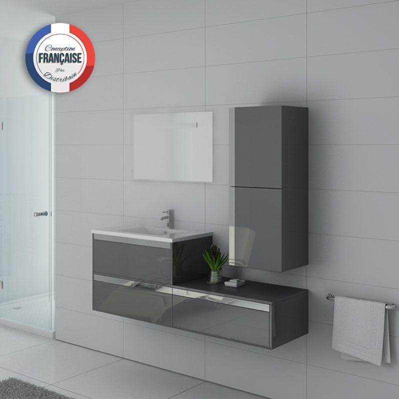 Meuble De Salle De Bain Sublissimo Gris Taupe Leroy Merlin