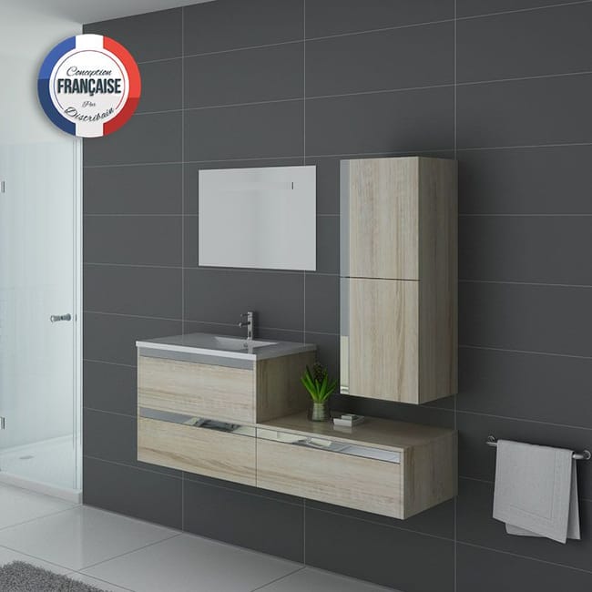 Meuble De Salle De Bain Sublissimo Scandinave Leroy Merlin