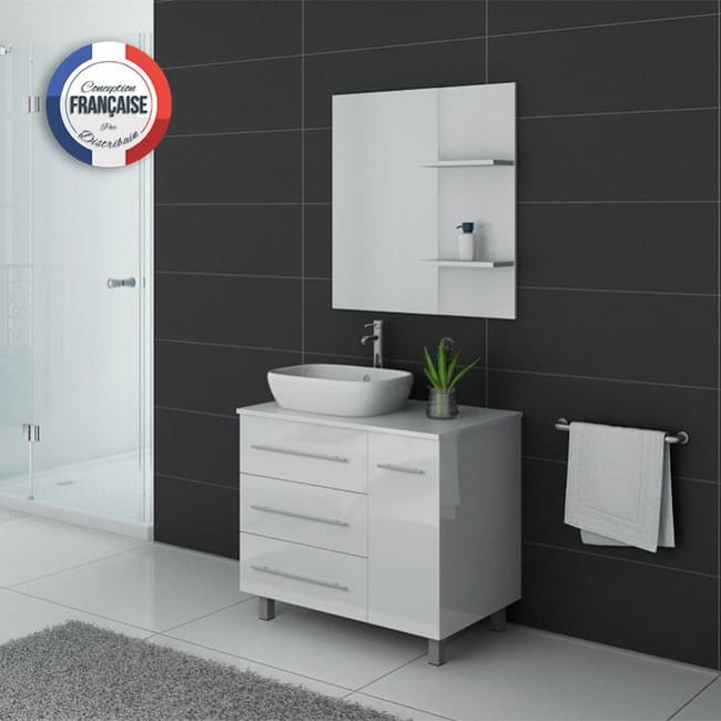 Meuble De Salle De Bain Toscane Blanc Leroy Merlin