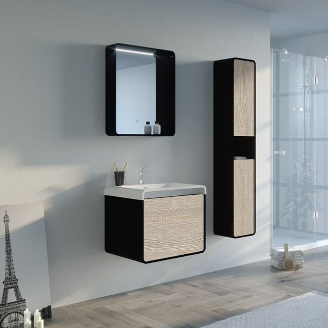 Meuble De Salle De Bain Lumarzo 600sc N Leroy Merlin