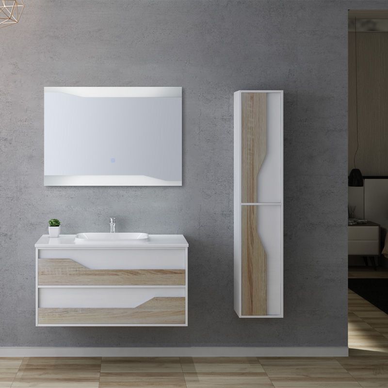 Meuble De Salle De Bain Urbino 1000 Scandinave Et Blanc Leroy Merlin