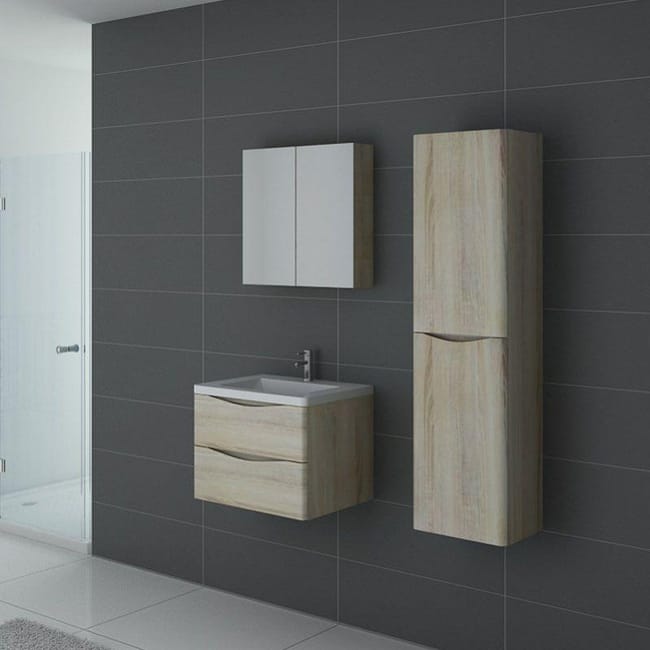 Meuble De Salle De Bain Trevise 600 Scandinave Leroy Merlin