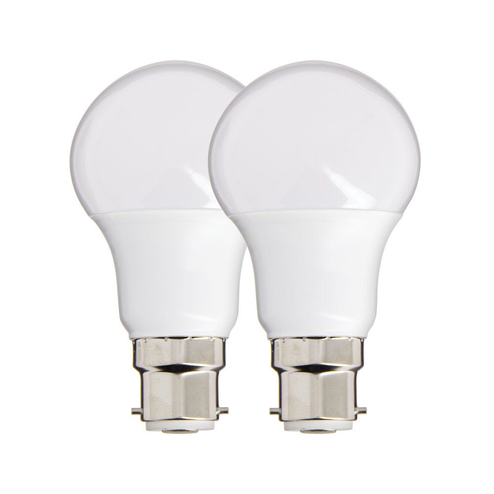Ampoule LED P45, culot B22, 5,3W cons. (40W eq.), lumière blanc chaud