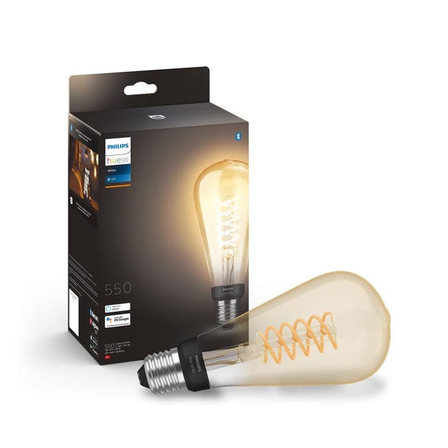 Pack de 2 bombillas Bluetooth - Philips Hue LED E27 - Luz blanca