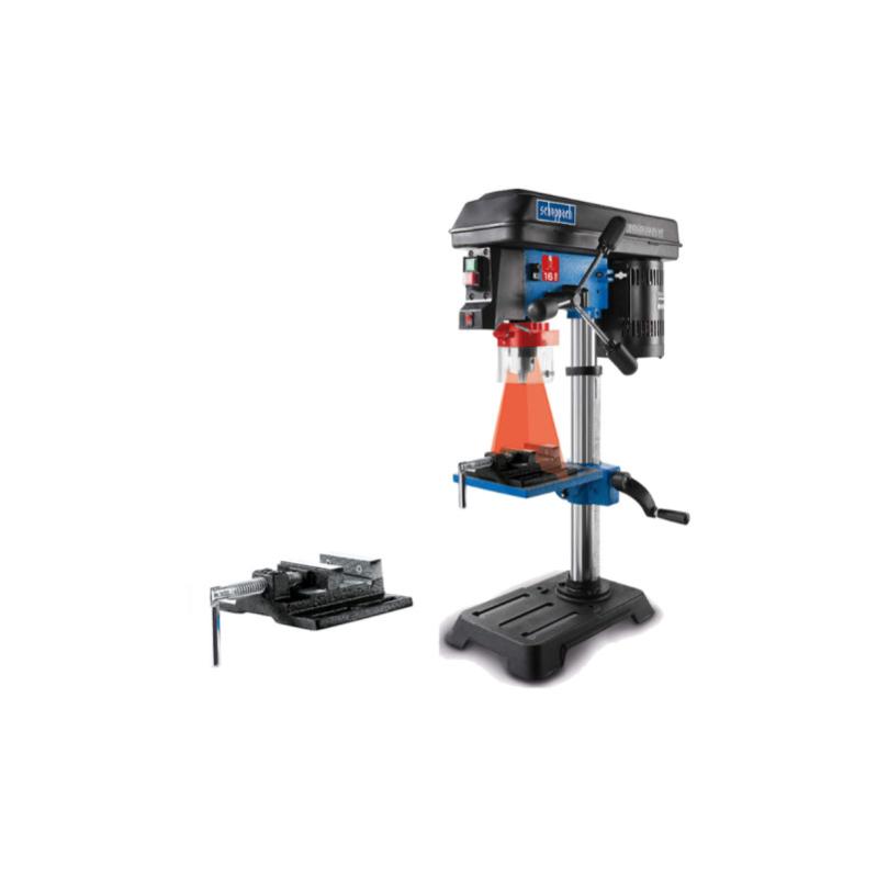 Trapano Da Banco Scheppach DP60 - 710W, 2 Velocità, Display Digitale, Luce LED E Laser, Mandrino 1.5-13mm