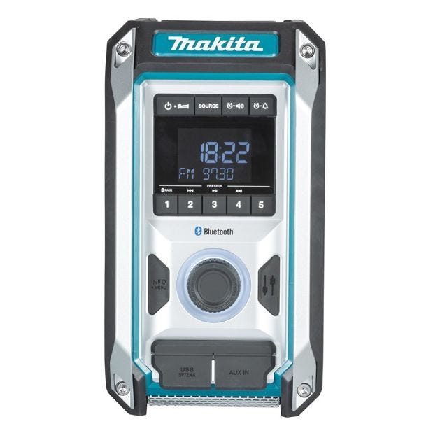 Radio de chantier MAKITA - 14,4V à 18V - Sans batterie, ni chargeur -  DMR116 - Radios de chantier - Achat & prix