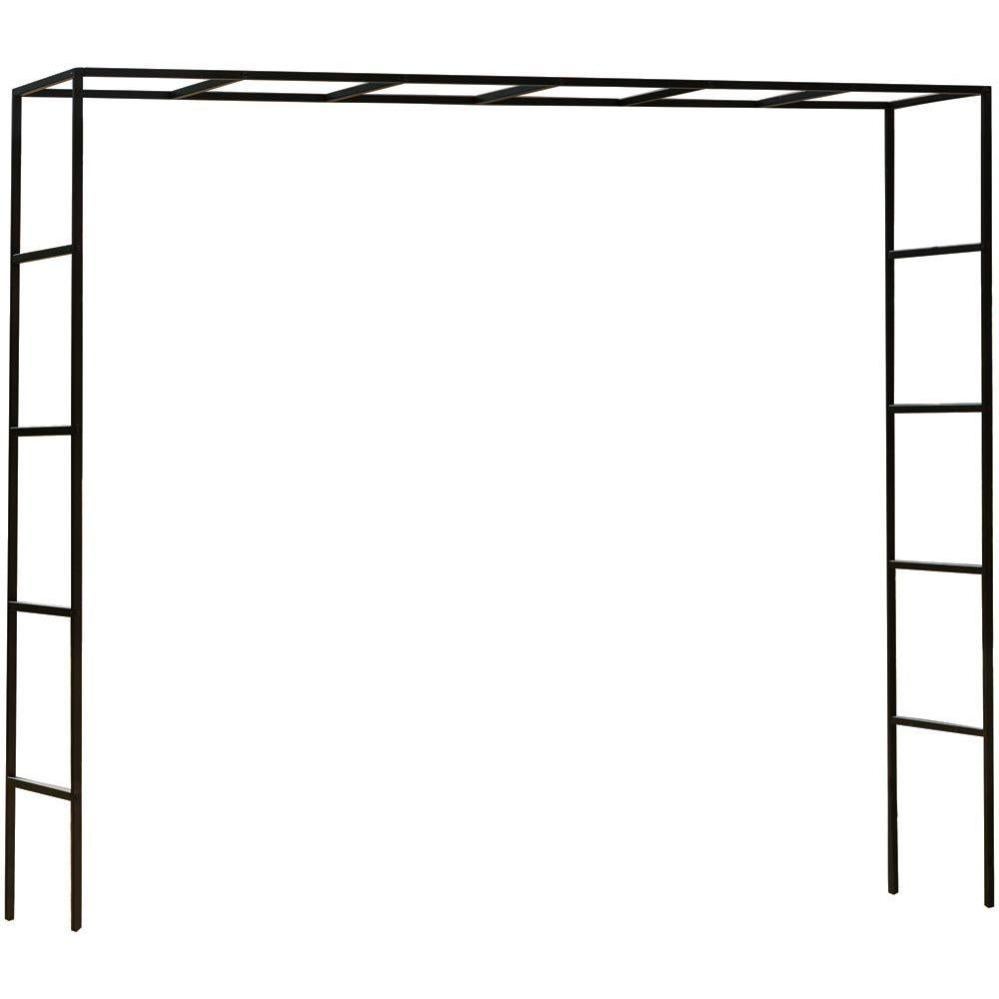 Arco Quadrato Per Matrimonio In Metallo Dorato 3m, Altezza Regolabile (1.09m, 1.97m, 3m), Base Grande Per Esterno, Facile Da Montare