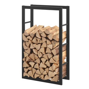 Oxeo Range bûches extensible - range bois de chauffage exterieur