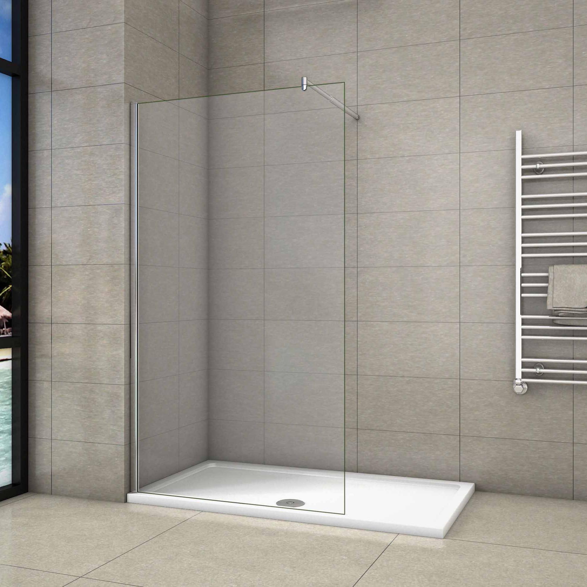 Barra Di Stabilizzazione Tonda In Acciaio Inox Per Doccia Regolabile 700 1200 Mm Morsetto Girevole A 360 Per Vetro 8 10 Mm 95808709