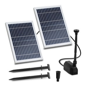 Kit pompe solaire bassin avec filtre Premium 1700L-50W