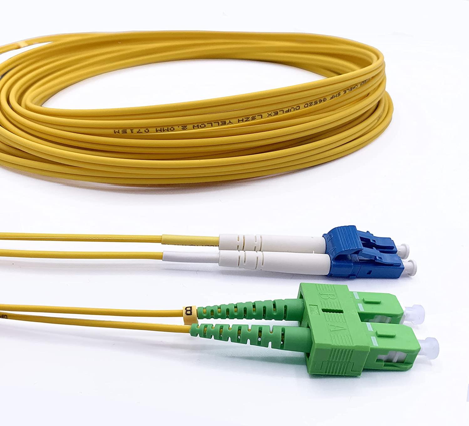 Câble Fibre Optique SC APC / SC UPC 30m – Jarretière Pour Freebox
