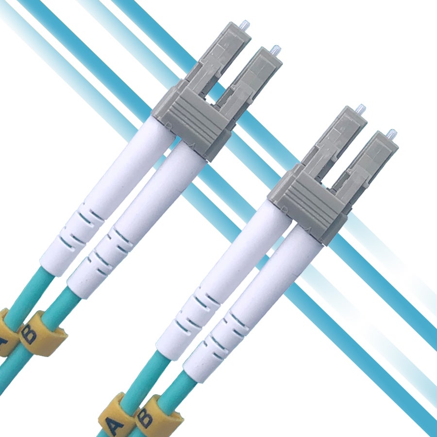 Câble Fibre Optique LC/UPC à LC/UPC OM3 Multimode Duplex – Elfcam