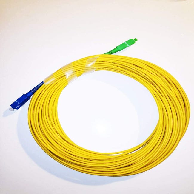 Câble fibre optique, 10m, Orange/SFR/Bouygues, sc/apc LEXMAN