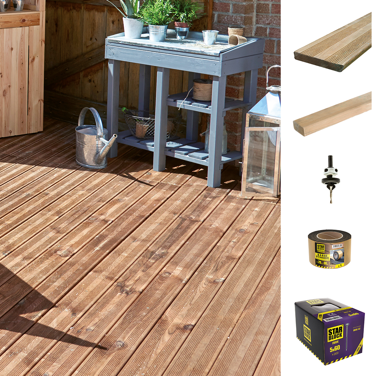 Terrasse Sur Pilotis En Kit Leroy Merlin