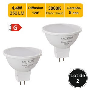 Ampoule LED GU5.3 4W RGB+BLANC - Ampoules LED GU5.3 - Rêvenergie