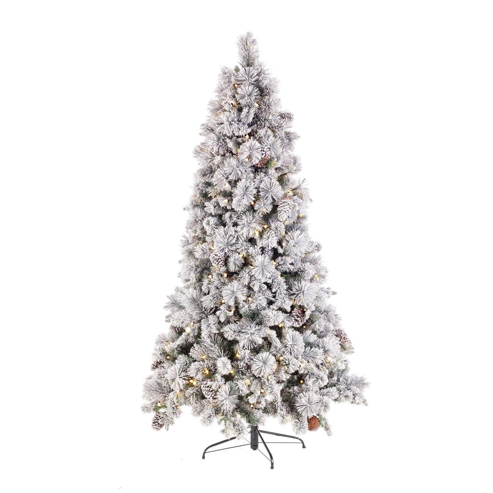 Albero Di Natale Betulla Illuminato MAKA - 45cm, Luci LED, Argento, Con Effetto Lucciole - Foto 12