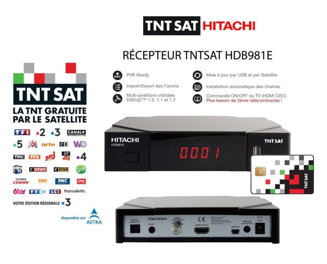 HDME Ricevitore satellitare TNT Sat, registratore TN5000HD - Scheda HDME Ricevitore satellitare TNT Sat, registratore TN5000HD - Scheda