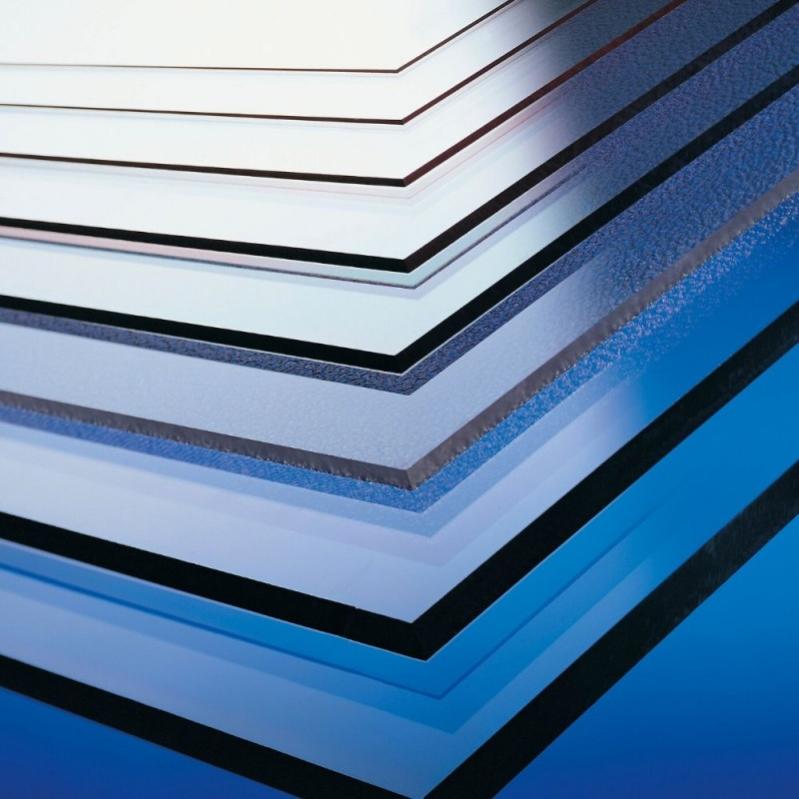 Lastre in policarbonato 1000 x 600 x 20 mm trasparente piastra incolore Makrolon TiTan