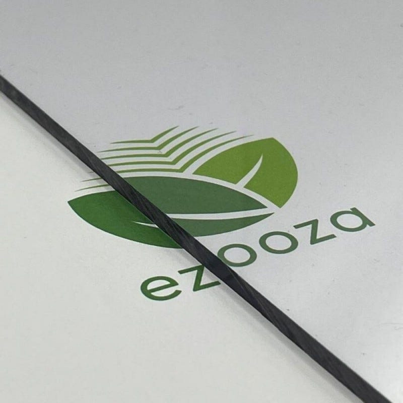 Ezooza lastra di policarbonato compatto 4 mm trasparente protetta contro i  raggi UV 2000 x 1000