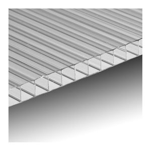 Plaque de toiture grande onde polycarbonate translucide l.0.92xL.3.05m, ep. 6mm