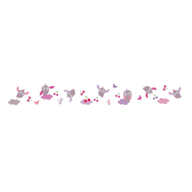 Stickers Frise Hiboux Rose 110 X Cm Lilipouce Leroy Merlin Stickers Frise Hiboux Rose 110 X Cm Lilipouce Leroy Merlin