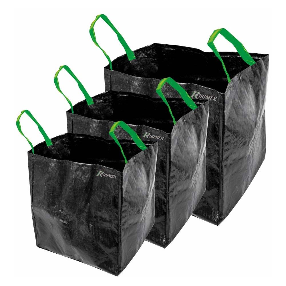 Lot de 2 sacs POP-UP à déchets de jardin 100L et 170L