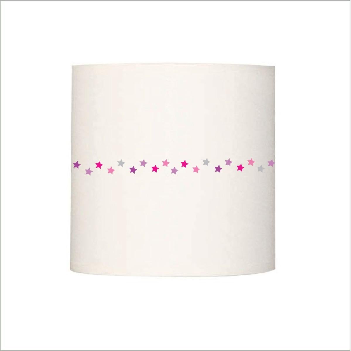 Applique Frise Etoiles Fuschia Diam Cm Lilipouce Leroy Merlin