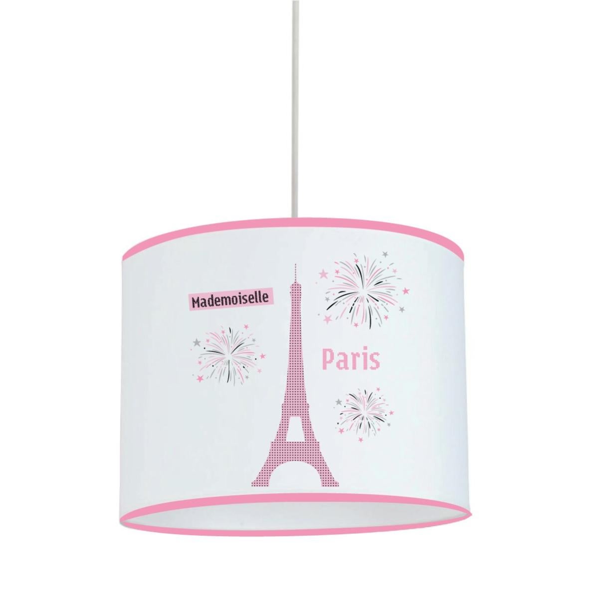 Suspension Melle Paris Tour Eiffel Rose Diam Cm Lilipouce Leroy Merlin