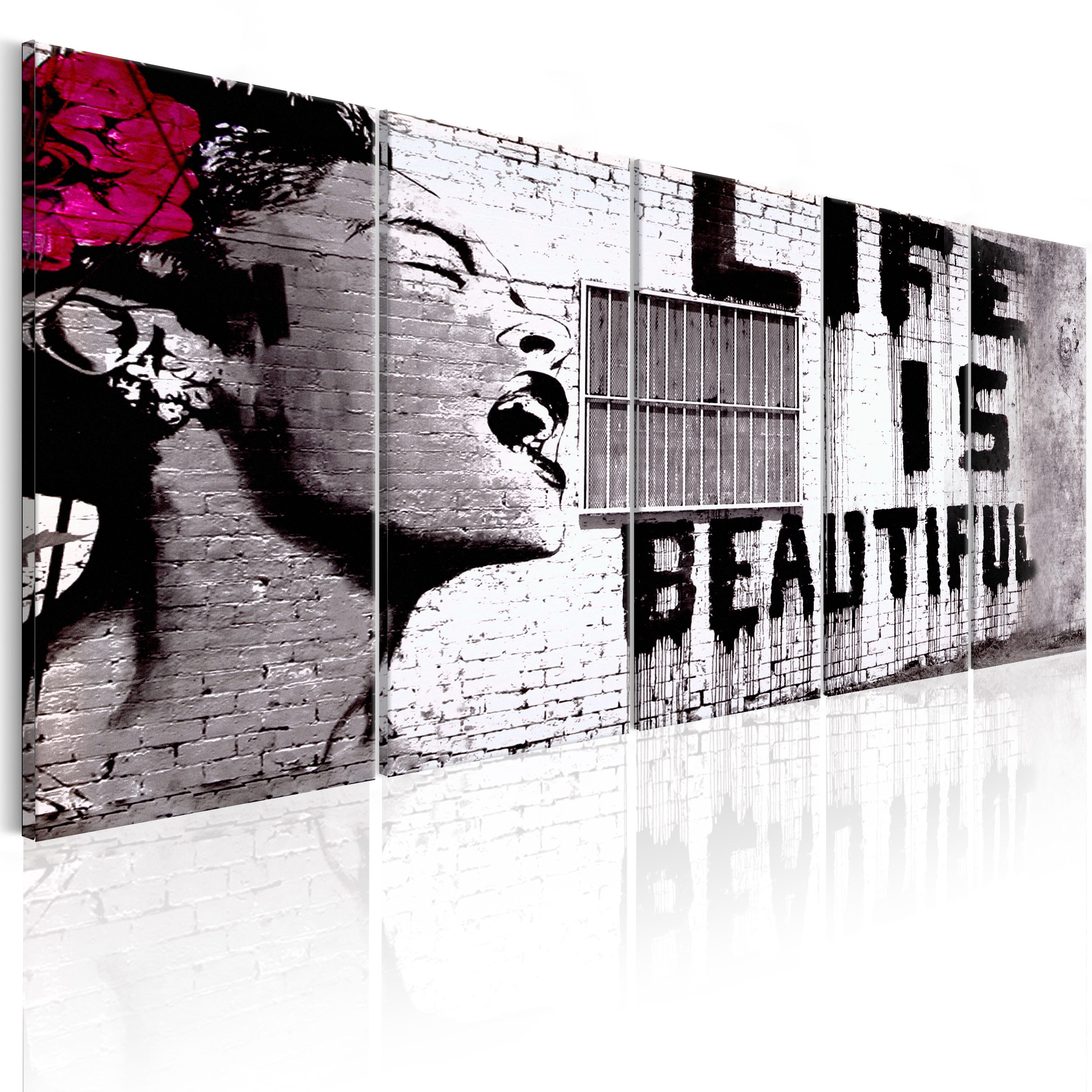 Quadro - Banksy: Life Is Beautiful Cm200x80h