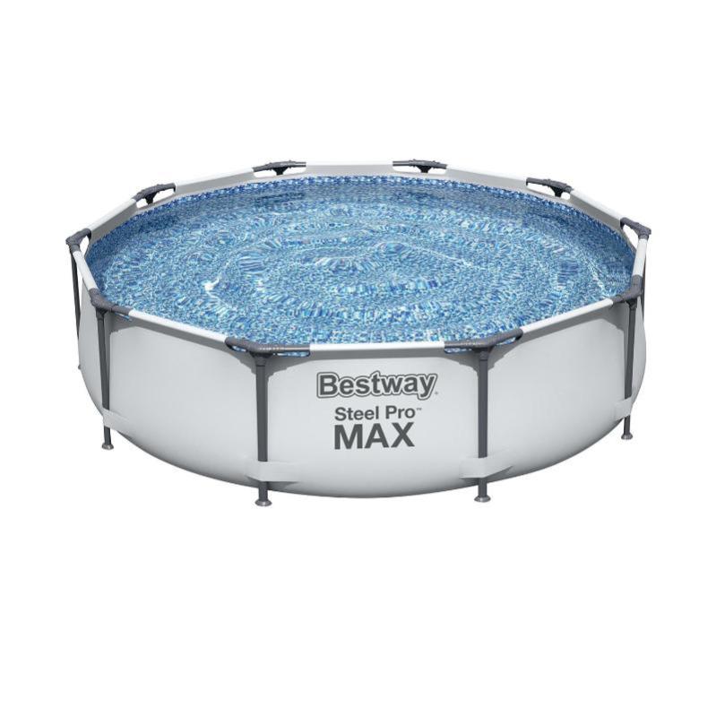 Piscina Redonda Con Depuradora Estructura Metálica Ø305X76 Cm.