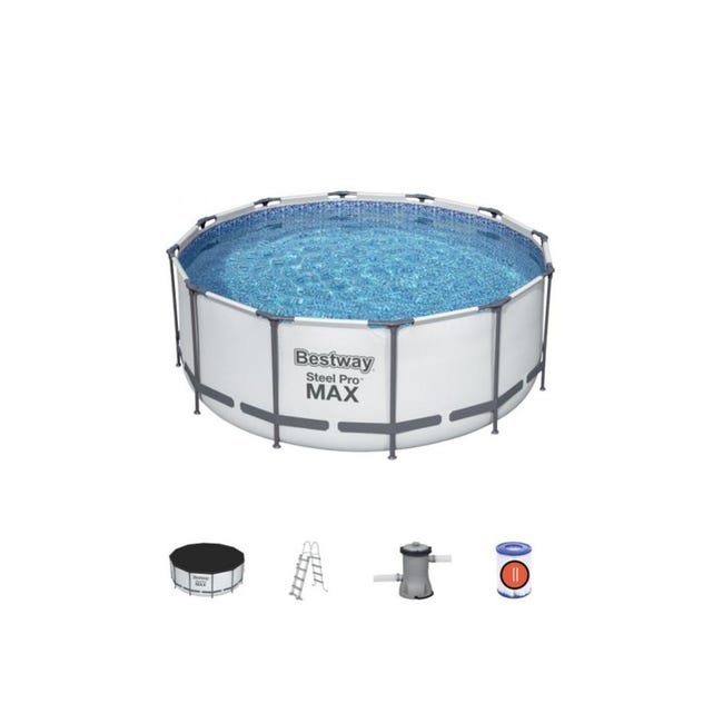Copertura Invernale Per Piscina Rotonda E&K - 22 Piedi Per Piscine 18 Ft, Telone Resistente Con Cavo D'Acciaio, Beige