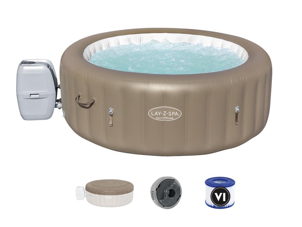 Hidromasaje Hinchable Lay-Z-Spa Palm Springs Airjet 4-6 Personas