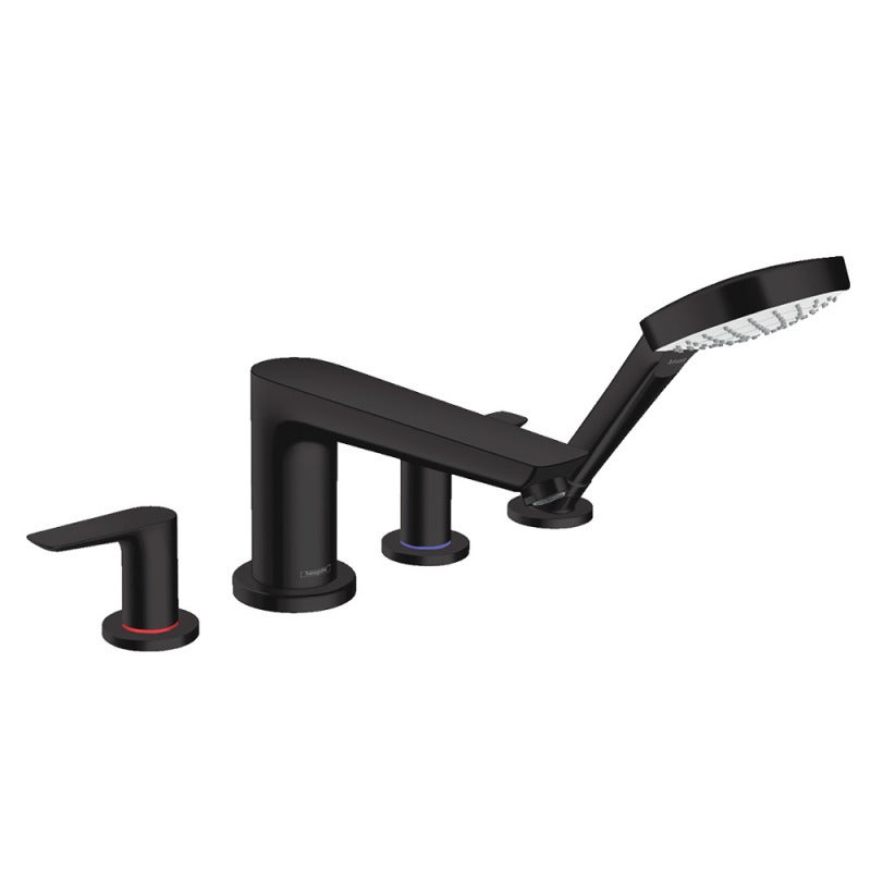 Hansgrohe mezclador de baño talis e de 4 agujeros negro mate (71748670)