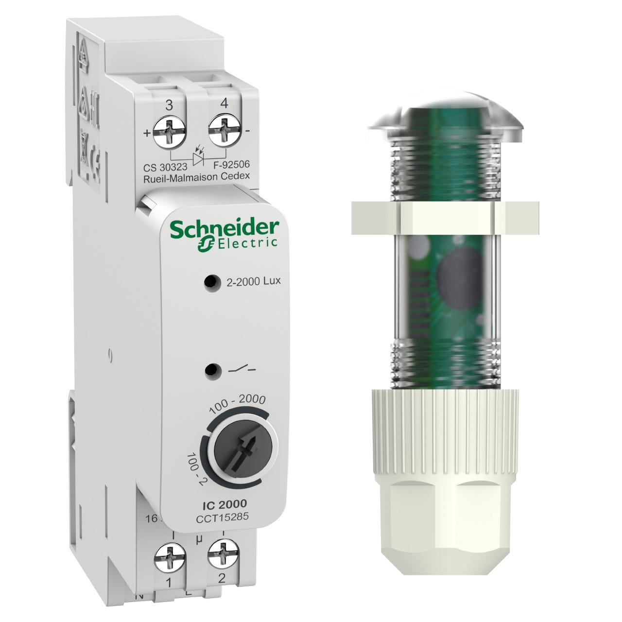 CCT15225 Schneider - Interrupteur crépusculaire programmable - 1