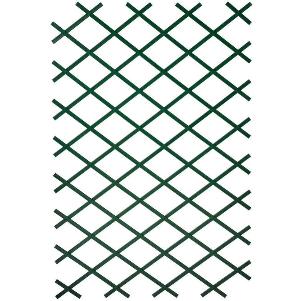 Treillis de jardin 100 x 300 cm PVC Vert Nature Leroy Merlin