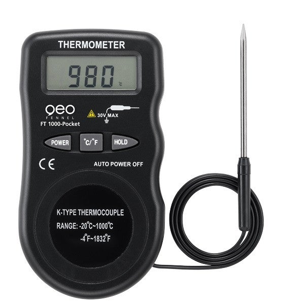 Thermomètre à four magnétique à sonde de -50° C à 300° C - Tom Press
