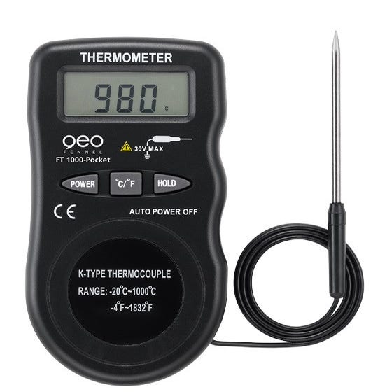Thermomètre digital à sonde haute température FT 1000-Pocket Geo Fennel