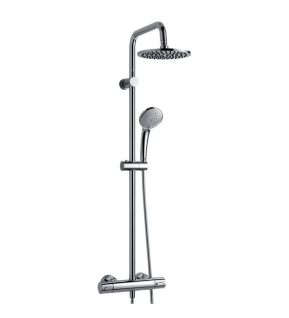 Colonna Doccia Ideal Standard Serie Idealrain Duo Cromata Con Miscelatore Termostatico Mm1 Leroy Merlin Miscelatore Doccia Termostatico Ideal Standard