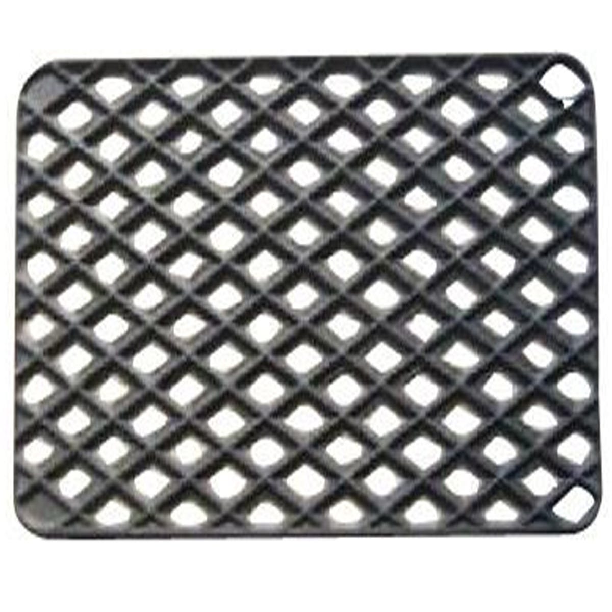 Tapis gratte-pieds extérieur grille maille en caoutchouc - dim : 45 x 75 cm  - Conforama