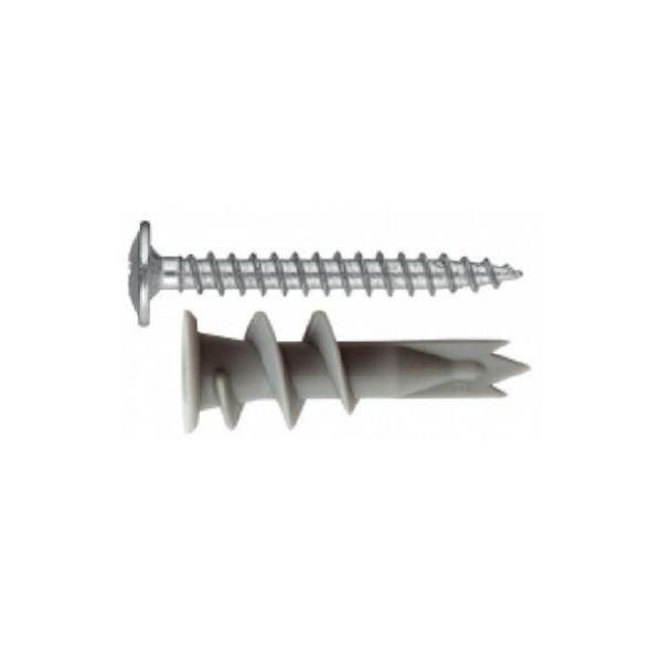 Chevilles autoforeuses pour plaques de plâtre 100 pièces Spidnylon 272950 Rawl Leroy Merlin