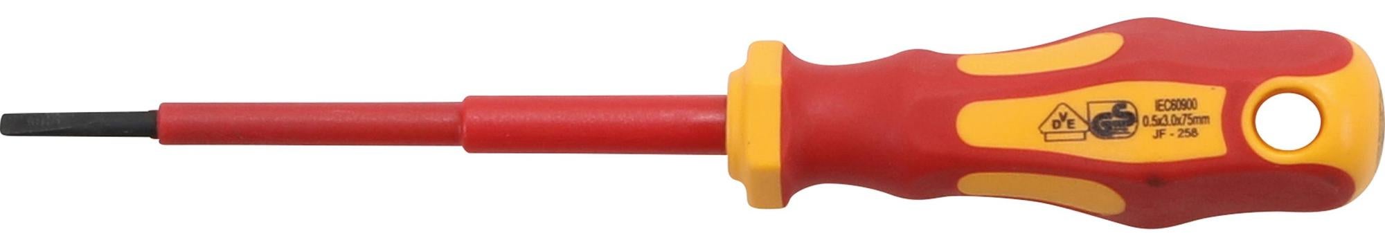 Cacciavite VDE BGS 4925 - Lama 3x75mm, Isolato, Per Lavori Elettrici Sicuri - Foto 10