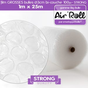 Generic Papier bulle plastique à bulles ( 5m x 120cm ) film d'emballage à  prix pas cher