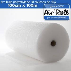 Triplast Rouleau de papier bulle 500 mm x 100 m – Emballage de