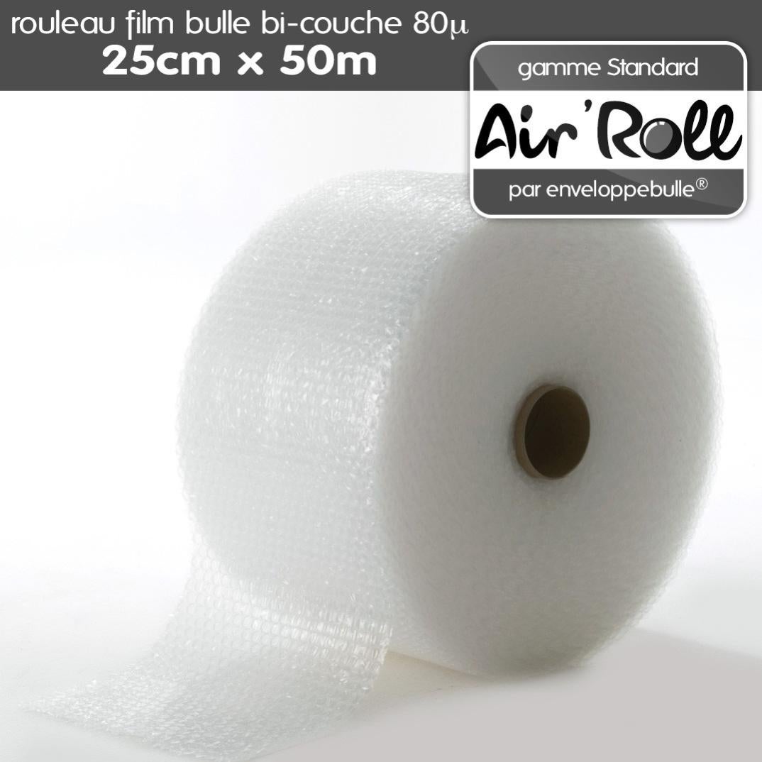 1 Rouleau de film bulle d'air largeur 25 cm x longueur 50 mètres - gamme Air'Roll STANDARD - 3